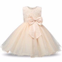 Vestido Hortensia Beige