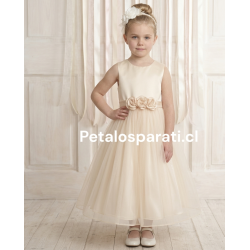 Vestido Amanda Beige