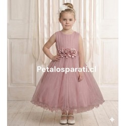 Vestido Isidora Palo de rosa