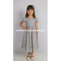 Vestido Isabel Gris