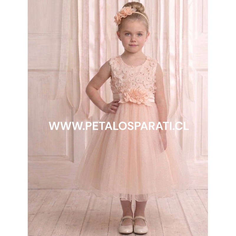 Vestido Antonieta Rosado