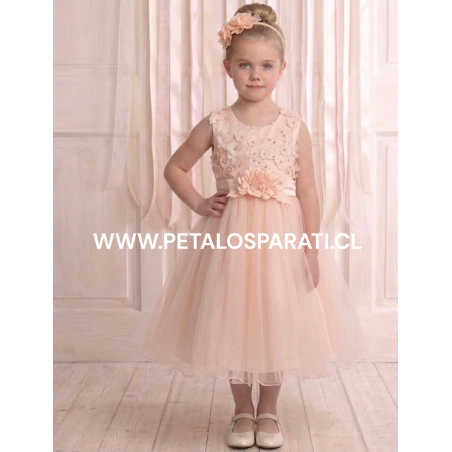 Vestido Antonieta Rosado
