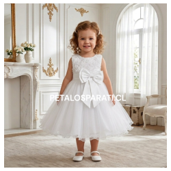 Vestido Hortensia Bebe blanco