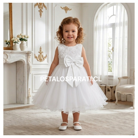 Vestido Hortensia Bebe blanco
