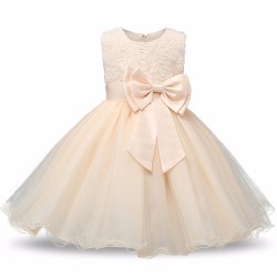 Vestido Hortensia Bebe Beige