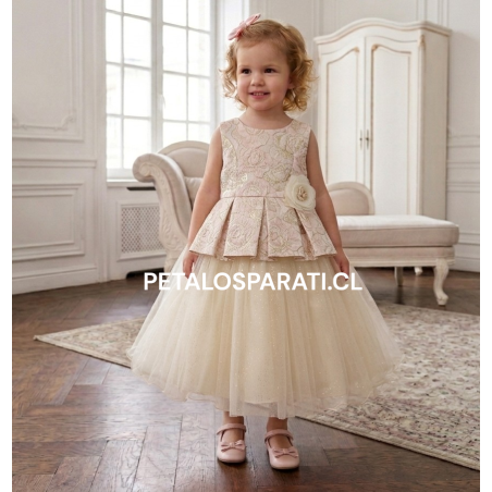 Vestido Graciela Rosado Bebe