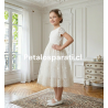 Vestido Isabel Beige