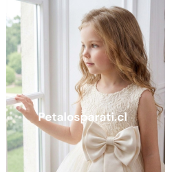 Vestido Hortensia Beige