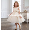 Vestido Hortensia Beige