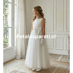 Vestido Crisantemo Blanco