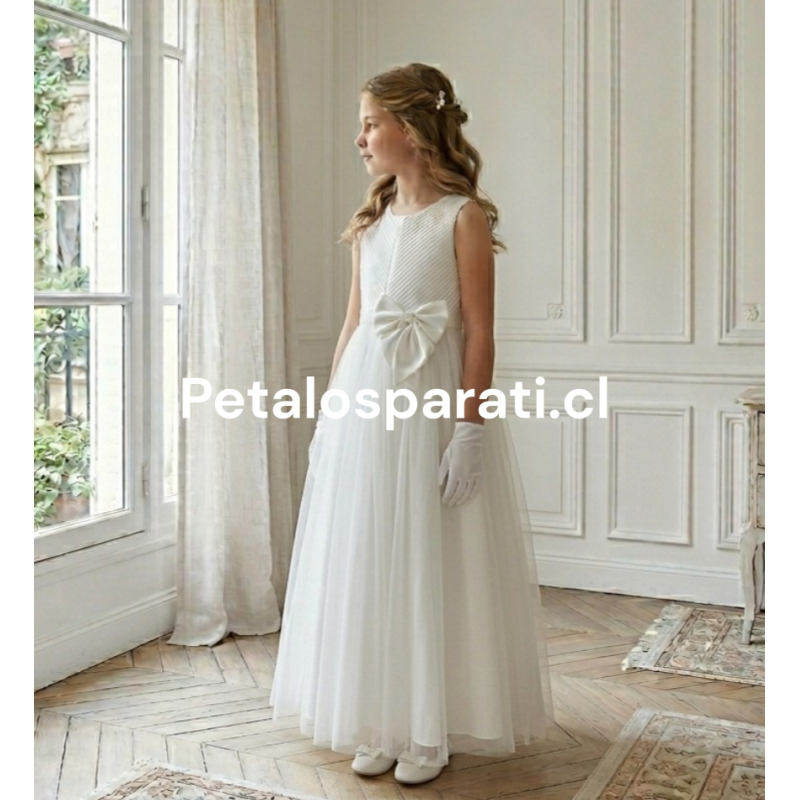 Vestido Crisantemo Blanco