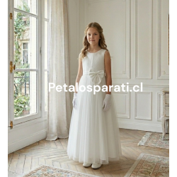 Vestido Crisantemo Blanco