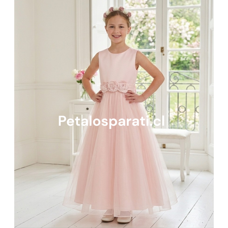 Vestido Amanda rosado