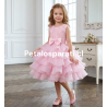 Vestido Carolina Rosado
